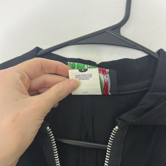 Vintage Lip Service Punk Suspender Black Y2k Dress Size Large - Picture 3 of 6